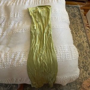 Meshki xxs green strapless dress